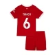 Criança Camisola Futebol Liverpool FC Thiago #6 2023-24 1ª Equipamento (+ Calções)