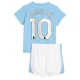 Criança Camisola Futebol Manchester City Jack Grealish #10 2023-24 1ª Equipamento (+ Calções)