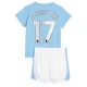 Criança Camisola Futebol Manchester City Kevin De Bruyne #17 2023-24 1ª Equipamento (+ Calções)