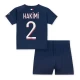 Criança Camisola Futebol Paris Saint-Germain PSG Achraf Hakimi #2 2023-24 1ª Equipamento (+ Calções)