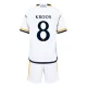 Criança Camisola Futebol Real Madrid Toni Kroos #8 2023-24 1ª Equipamento (+ Calções)