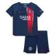Discount Criança Camisola Futebol Paris Saint-Germain PSG 2023-24 1ª Equipamento (+ Calções)