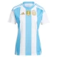 Mulher Camisola Futebol Argentina Lionel Messi #10 2024 Principal Equipamento