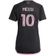 Mulher Camisola Futebol Inter Miami CF 2024-25 Lionel Messi #10 Alternativa Equipamento