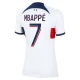 Mulher Camisola Futebol Paris Saint-Germain PSG 2023-24 Kylian Mbappé #7 Alternativa Equipamento